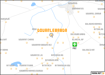 map of Douar Lebabda