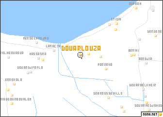 map of Douar Louza