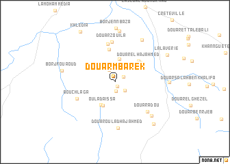 map of Douar Mbarek