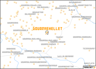 map of Douar Mehellet