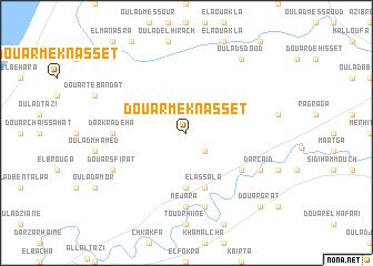 map of Douar Meknasset