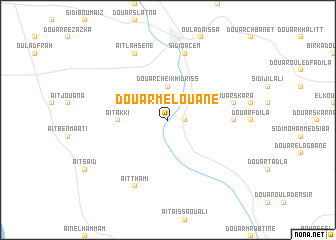 map of Douar Melouane