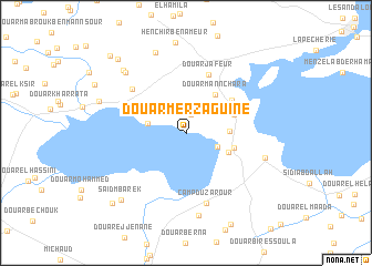 map of Douar Merzaguine