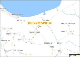 map of Douar Mesratia