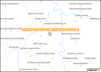 map of Douar Mohammed ben Mohammed