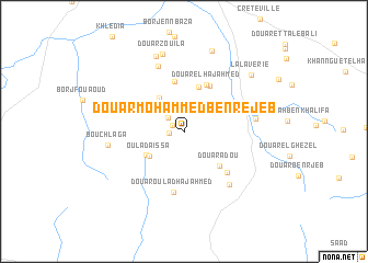 map of Douar Mohammed Ben Rejeb