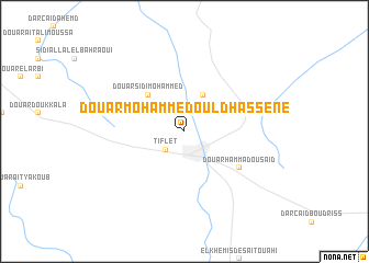 map of Douar Mohammed Ould Hassene