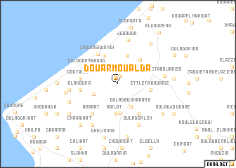 map of Douar Moualda