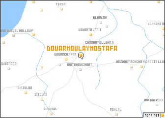 map of Douar Moulay Mostafa