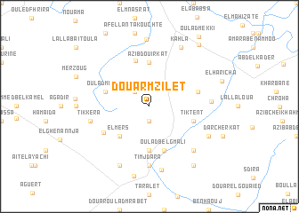 map of Douar Mzilet