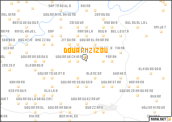 map of Douar Mzizou