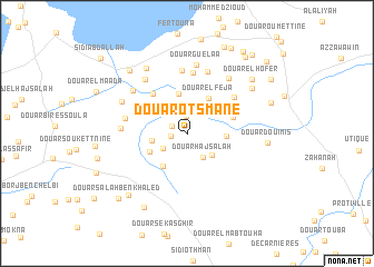 map of Douar Otsmane