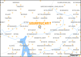 map of Douar Ouchrit