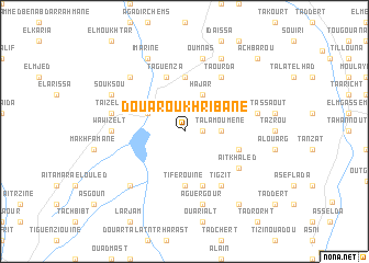 map of Douar Oukhribane