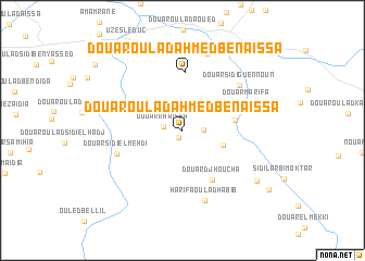 map of Douar Oulad Ahmed Ben Aïssa