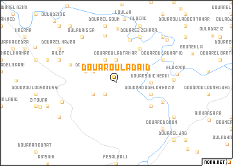 map of Douar Oulad Aïd