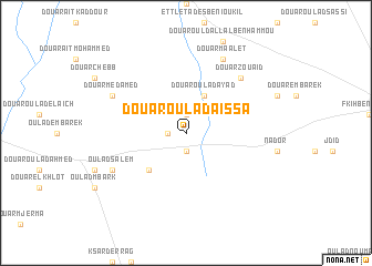 map of Douar Oulad Aïssa