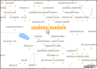 map of Douar Oulad Amara