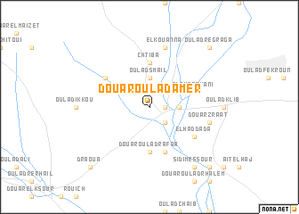 map of Douar Oulad Amer