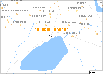 map of Douar Oulad Aoun