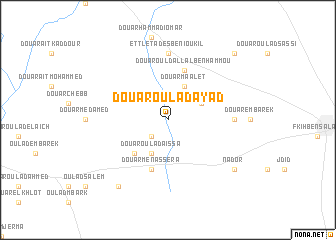 map of Douar Oulad Ayad