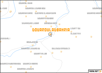 map of Douar Oulad Bahria