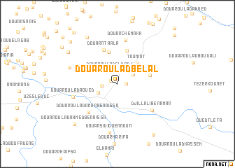 map of Douar Oulad Belal