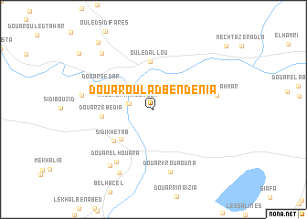 map of Douar Oulad Ben Denia