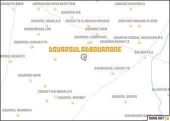 map of Douar Oulad Bouanane