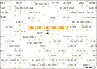 map of Douar Oulad Bouanane