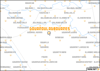 map of Douar Oulad Bouares