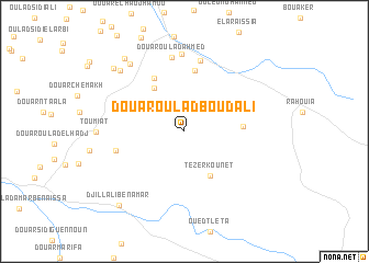 map of Douar Oulad Boudali