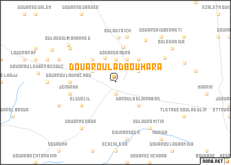 map of Douar Oulad Bou Hara