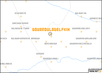 map of Douar Oulad el Fkih