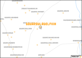 map of Douar Oulad el Fkih