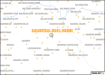 map of Douar Oulad el Maabi