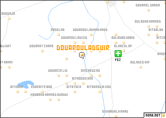 map of Douar Oulad Guir