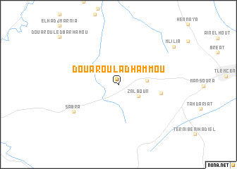 map of Douar Oulad Hammou