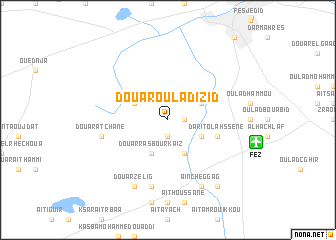 map of Douar Oulad Izid