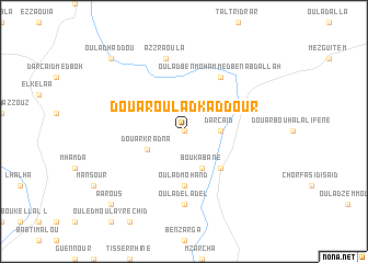 map of Douar Oulad Kaddour