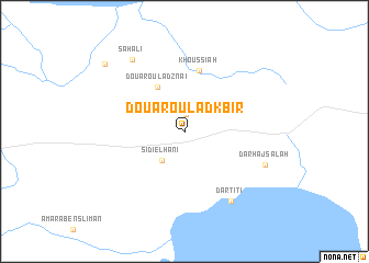 map of Douar Oulad Kbir