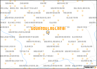 map of Douar Oulad Larbi