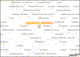 map of Douar Oulad Mahdi