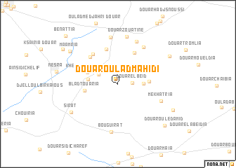 map of Douar Oulad Mahidi