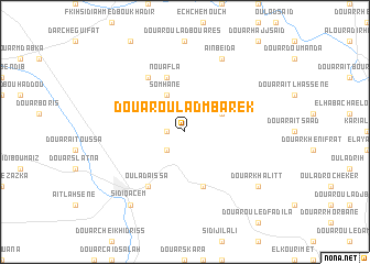 map of Douar Oulad Mbarek