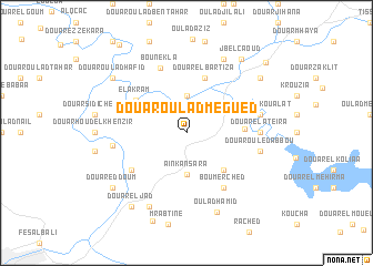 map of Douar Oulad Megued
