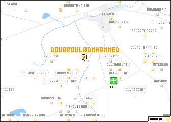 map of Douar Oulad Mhammed