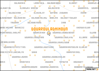 map of Douar Oulad Mimoun