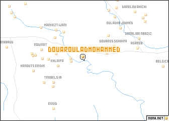 map of Douar Oulad Mohammed