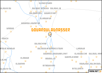 map of Douar Oulad Nasser